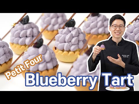 Blueberry Mini Tart Petit Four