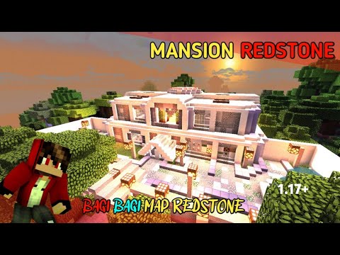 ArilEzzy -  REDSTONE MANSION ||  Share Map Redstone Minecraft PE