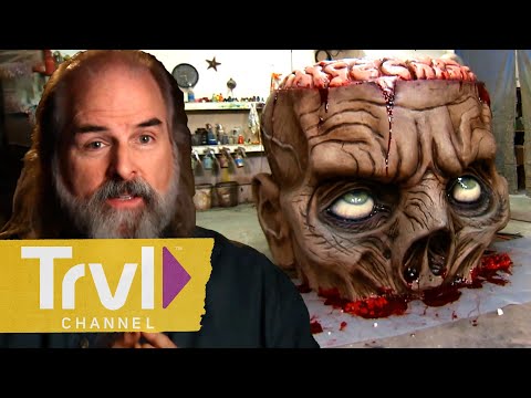 Making A Larger-Than-Life Zombie | Making Monsters | Travel Channel