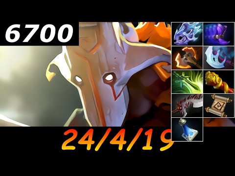 Dota 2 Juggernaut 6700 MMR 24/4/19 (Kills/Deaths/Assists) Ranked Full Gameplay