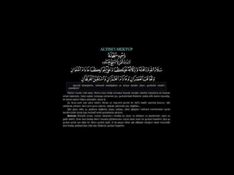 Mektubat - Altıncı Mektup [Risale-i Nur Külliyatından] [Metinli Ders]