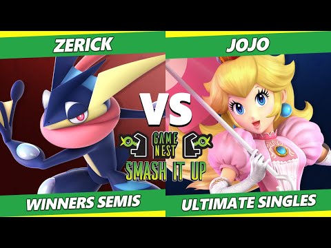Smash It Up 10 Winners Semis - Zerick (Greninja) Vs. Jojo (Peach) - SSBU Ultimate Tournament