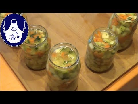, title : 'Zucchinisalat im Glas einfach lecker / Vorrat für Winter / Selbstversorger Rezept'