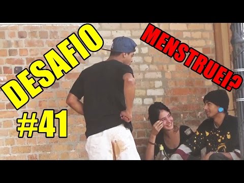 PERGUNTANDO PARA AS PESSOAS SE ESTOU MENSTRUADO DESAFIO #41