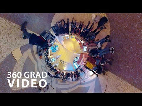 VR 360 Grad Jugendchor St. Martin Bramsche singt im Bahnhof