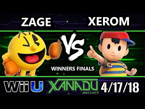 S@X 246 Smash 4 - Zage (Pacman) Vs. Xerom (Ness) - Wii U Winners Finals