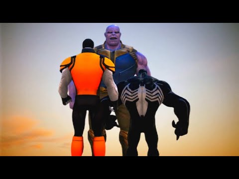 100 Thanos vs 1000 Colossus and 1000 Venom (Marvel vs Marvel)