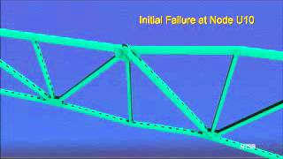 Animation of Minneapolis i-35 bridge collapse initial failure.