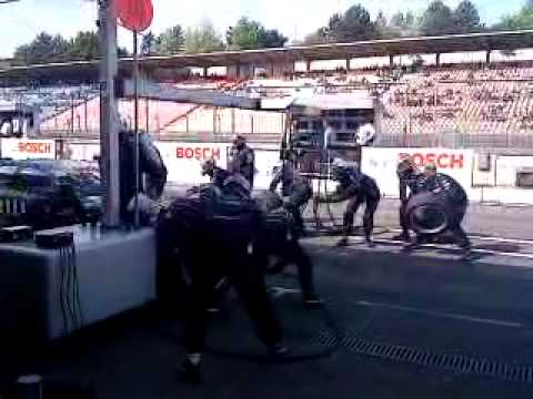 DTM Pit stop Ralf Schumacher