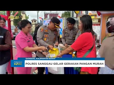 POLRES SANGGAU GELAR LAUNCHING GERAKAN PANGAN MURAH