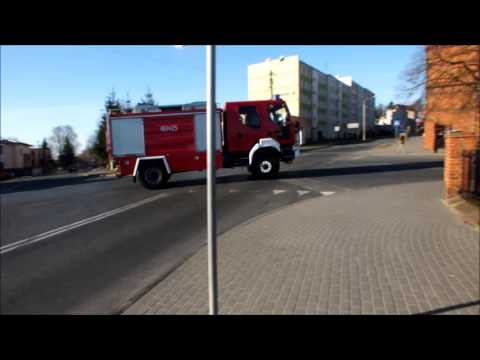 HIT !  I Kompania Gaśnicza Bydgoszcz + GBA Star 266 OSP Dziewierzewo ALARMOWO do pożaru !!