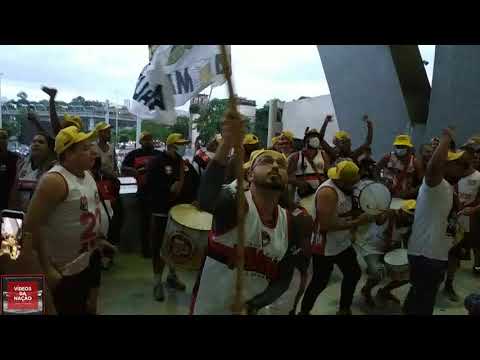 VOLTA DA BATERIA - ESQUENTA DA FLA MANGUAÇA - FLAMENGO 1X0 ATLÉTICO MINEIRO - BRASILEIRO 2021