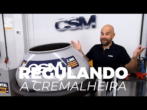 Betoneira 400L CSM - Ajuste de Cremalheira da Betoneira 400 Litros