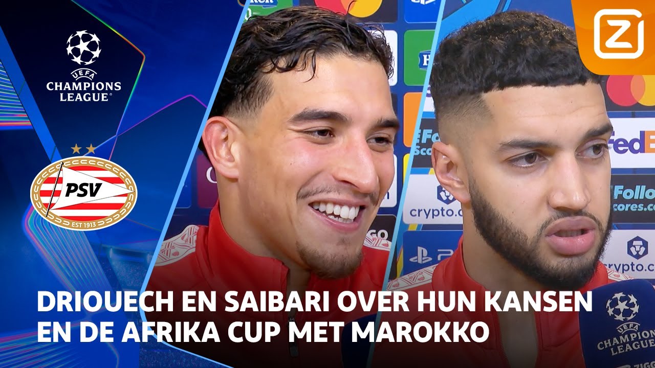 Driouech: 'Ik had die gewoon zelf moeten schieten' ⚽ | Interview met Driouech en Saibari