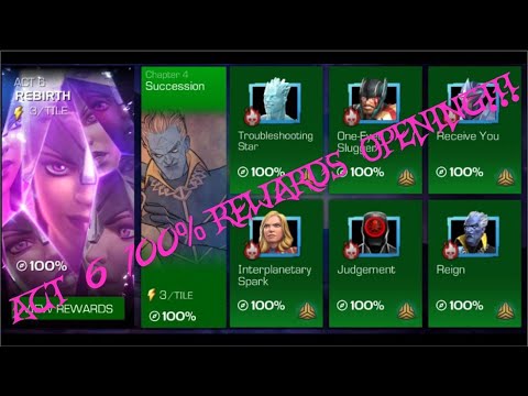 Act 6 100% Completion Rewards Opening