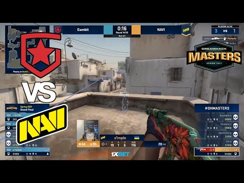 Gambit vs NaVi - Grand final - DreamHack Masters Spring 2021 - Highlights - CSGO