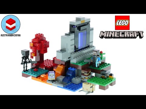 LEGO Minecraft 21172 The Ruined Portal Speed Build