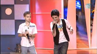 Abraham Mateo (12 años) y David Parejo (10 años) - YO NO ME DOY POR VENCIDO - Luis Fonsi