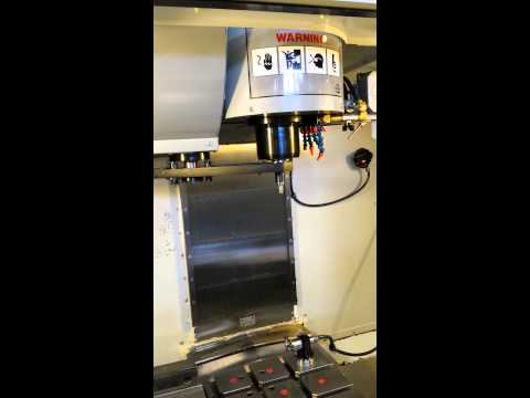 Haas tool changer in action