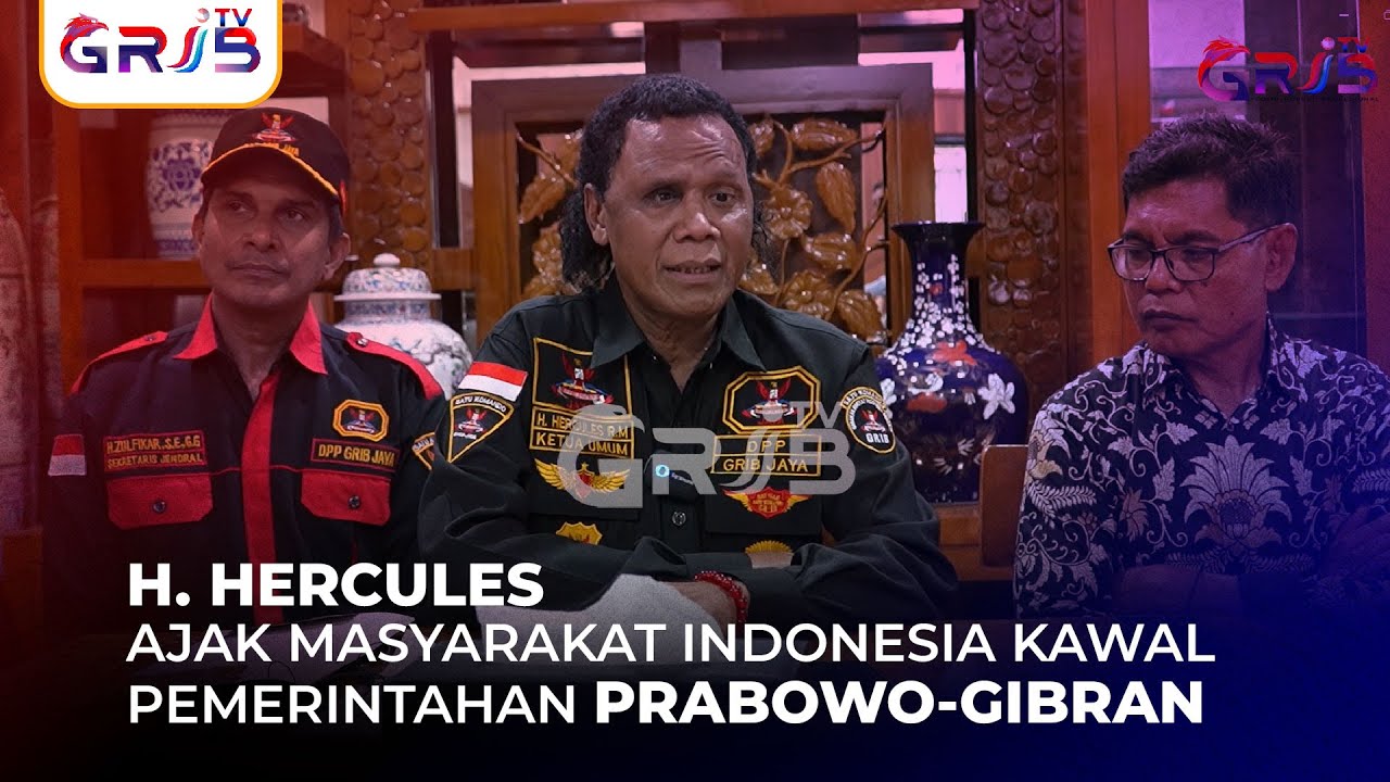 H. Hercules Ajak Masyarakat Indonesia Kawal Pemerintahan Prabowo-Gibran