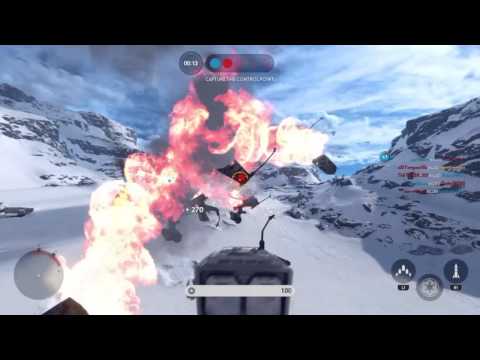 Star Wars battlefront - AT-ST vs X-wing