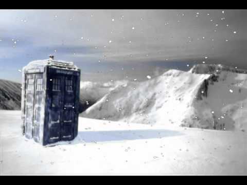 Police Box snow scene