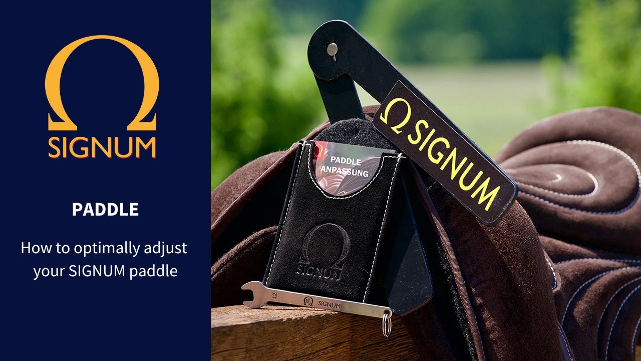 How to optimally adjust your SIGNUM paddle
