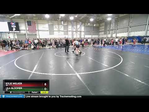 76 Lbs Champ. Round 1 - Kylie Welker, WI Vs Lila Bloomer, NE Abfc