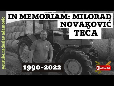 IN MEMORIAM : MILORAD NOVAKOVIĆ-TEČA 1990-2022