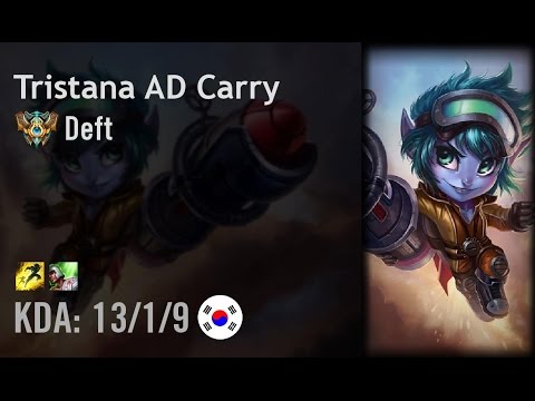 Tristana AD Carry vs Kalista - Deft - KR Challenger Path 6.3