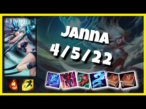 Janna Support 10.25 Challenger Gameplay Replay - S11 (4/5/22) - BR