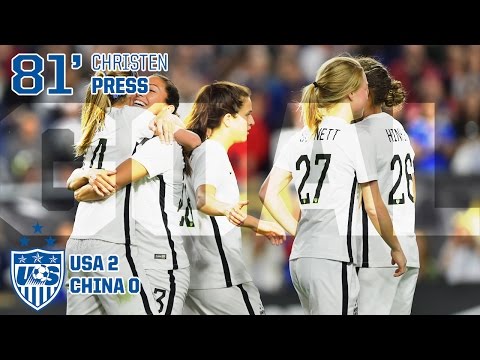 WNT vs. China PR: Christen Press Goal - Dec. 13, 2015
