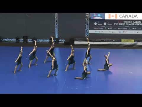 Team Canada Semifinals World Baton Twirling Championship Turin 2022