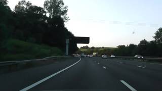 preview picture of video 'Driving On The M6 Motorway From J8 West Bromwich To J21A Warrington, Cheshire, England'