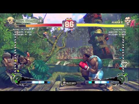 DESORA (Gouken) vs Tsukubaj1n (Balrog) AE2012 Ranked Match *720p HD*