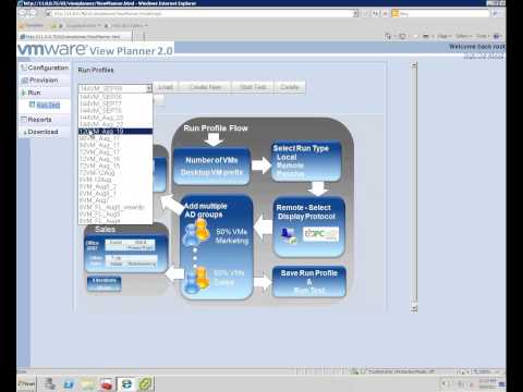 VMware VDI - Running test using View Planner