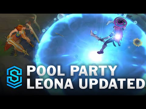 Pool Party Leona Updated 2022 Skin Spotlight - Pre-Release - League of Legends | Reworked Visuals
