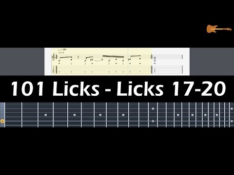 101 Licks - Licks 17-20 (Rock) With Downloadable Tab