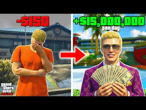 $15,000,000 PER DAY at LEVEL 1 | SOLO Money Guide for Beginners - Best Money Method in GTA 5 Online