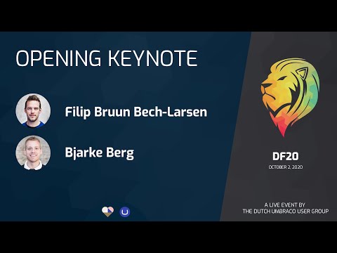 Umbraco Keynote - Umbraco HQ, Filip & Bjarke - DF20 The Virtual Umbraco Experience