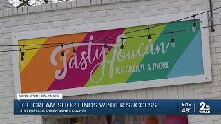 Ice cream shop finds winter success