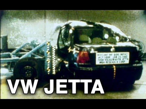 2000 VW Jetta / Bora | Side Crash Test by NHTSA | CrashNet1