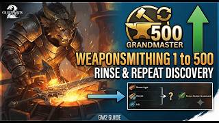 Fastest Weaponsmith Crafting Guide in GW2 | Weaponsmithing 500 Grandmaster - Ardenius #ArdenMix