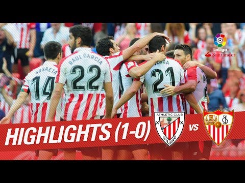 Highlights Athletic Club vs Sevilla FC (1-0)