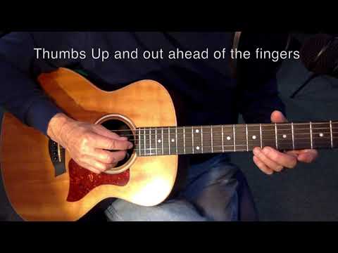 Best Hand Position for Executing a Travis-Picking Pattern #acousticguitar #fingerpicking