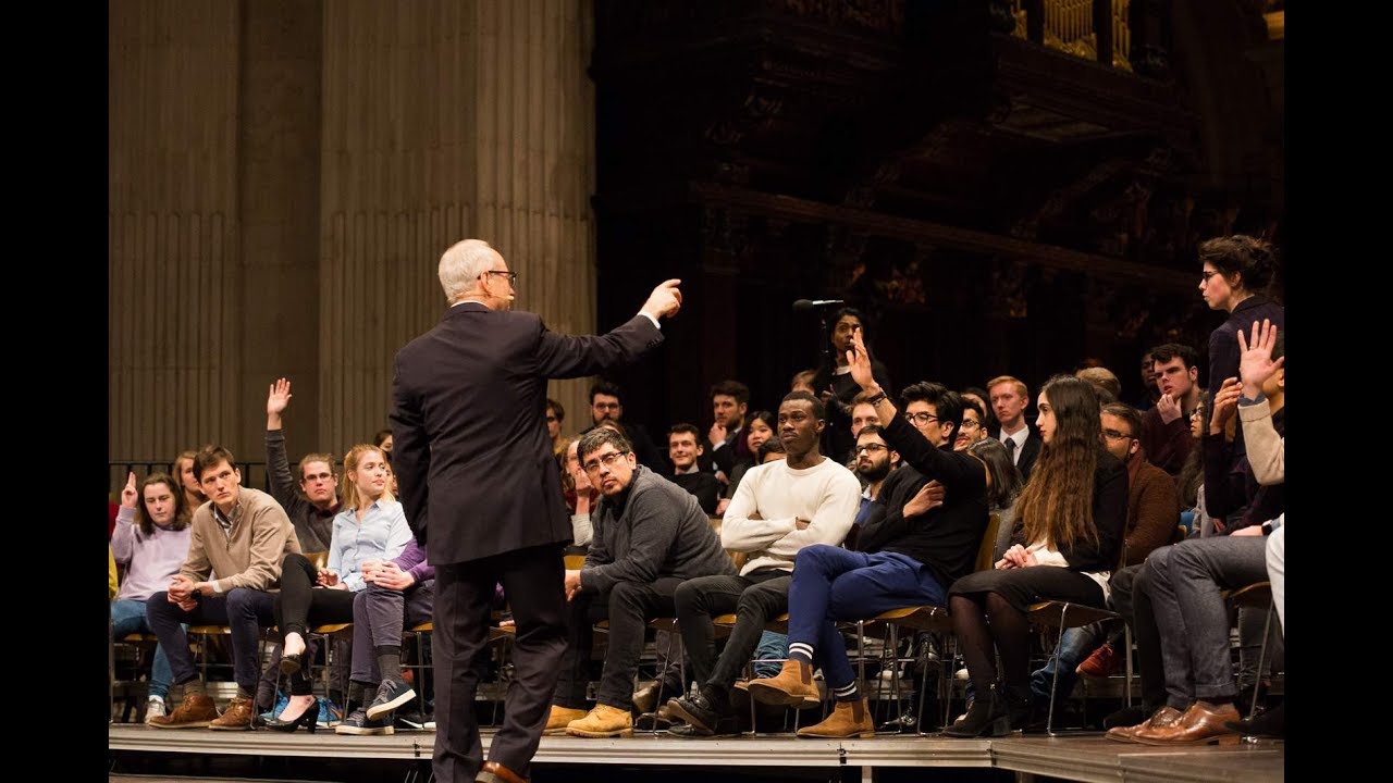 Democracy and the Common Good: What do we Value? with Michael Sandel (2018)