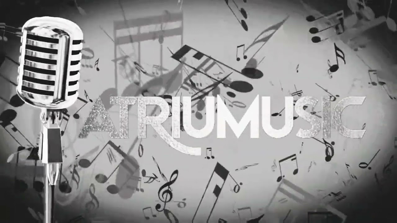 ATRIUM LOGO SILVER METALIC VIDEO DISPLAY