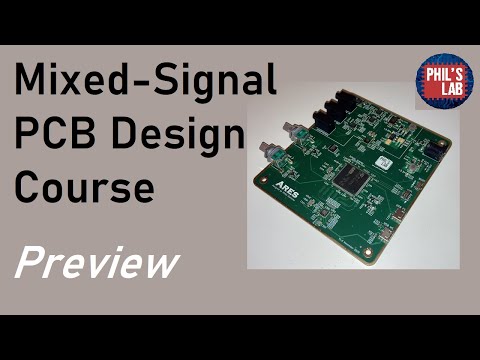 Mixed-Signal PCB Design Course Preview & JLCPCB 6-Layer Assembly - Phil's Lab #16