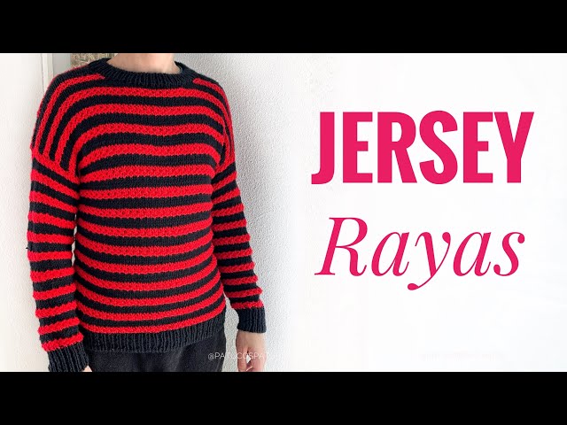 Vídeo relacionado con VEARZ Suéter tejido unisex de rayas rojas y verdes para adultos - Pesadilla en Elm Street - Para Halloween - Talla grande S-XXL, rojo / blanco, M