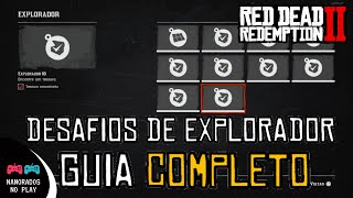 Guia TODOS os desafios de explorador Red Dead Redemption 2